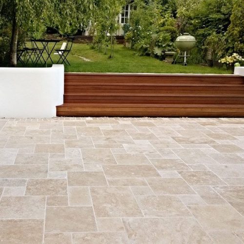 travertine french pattern 3cm